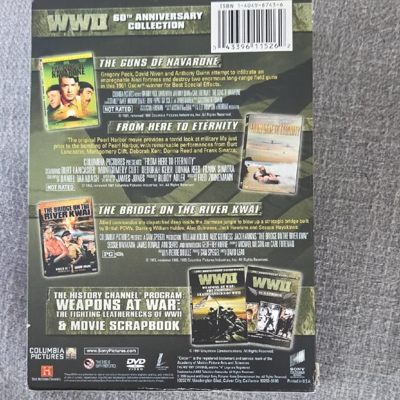 WWII Box Set DVD Collection - Picture 2 of 2